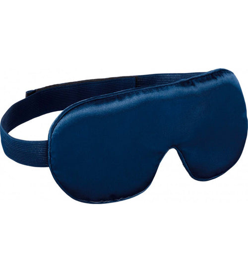 Masque sommeil en soie premium - Bleu