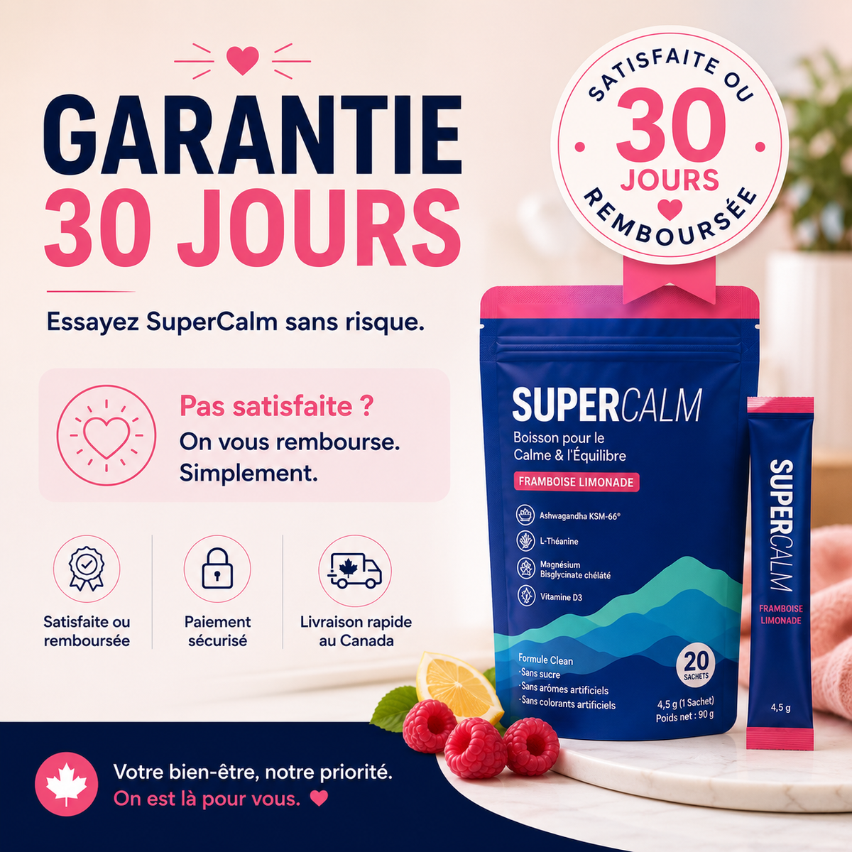 SUPERCALM - Éliminez le stress!